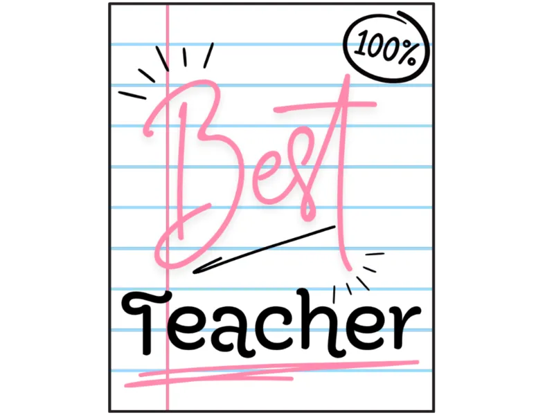 Best Teacher for Not Another Brick Wreath