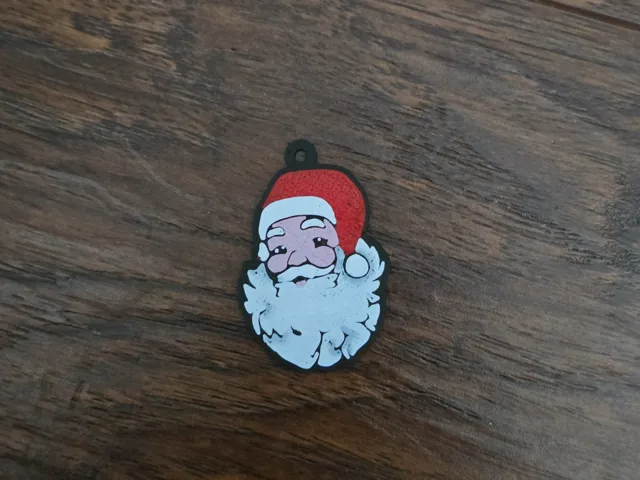 Vintage Santa Earrings