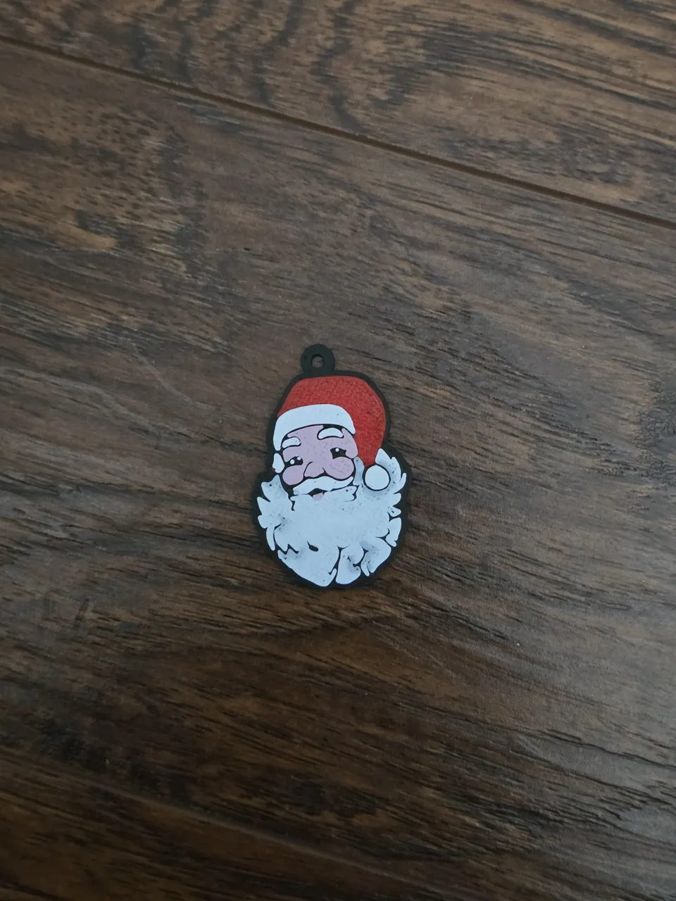 Vintage Santa Earrings view 2