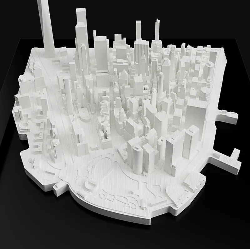 NEW YORK 3D CITY FRAME SQUARE PICTURE