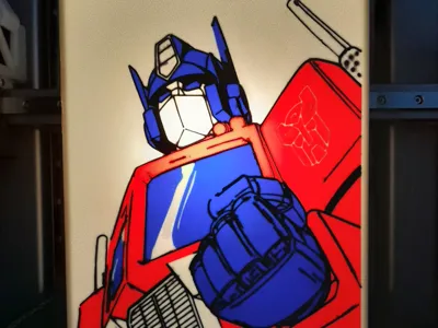 Optimus prime Lightbox