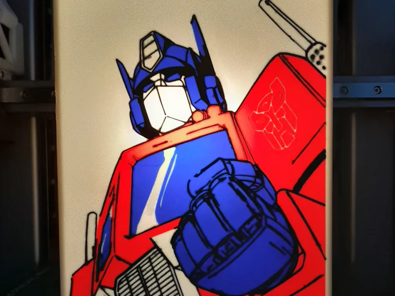 Optimus prime Lightbox