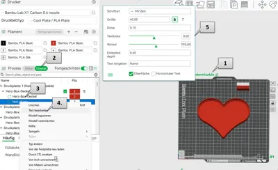 Heart Box with customizable Text by DocLex MakerWorld: Download Free 3D ...
