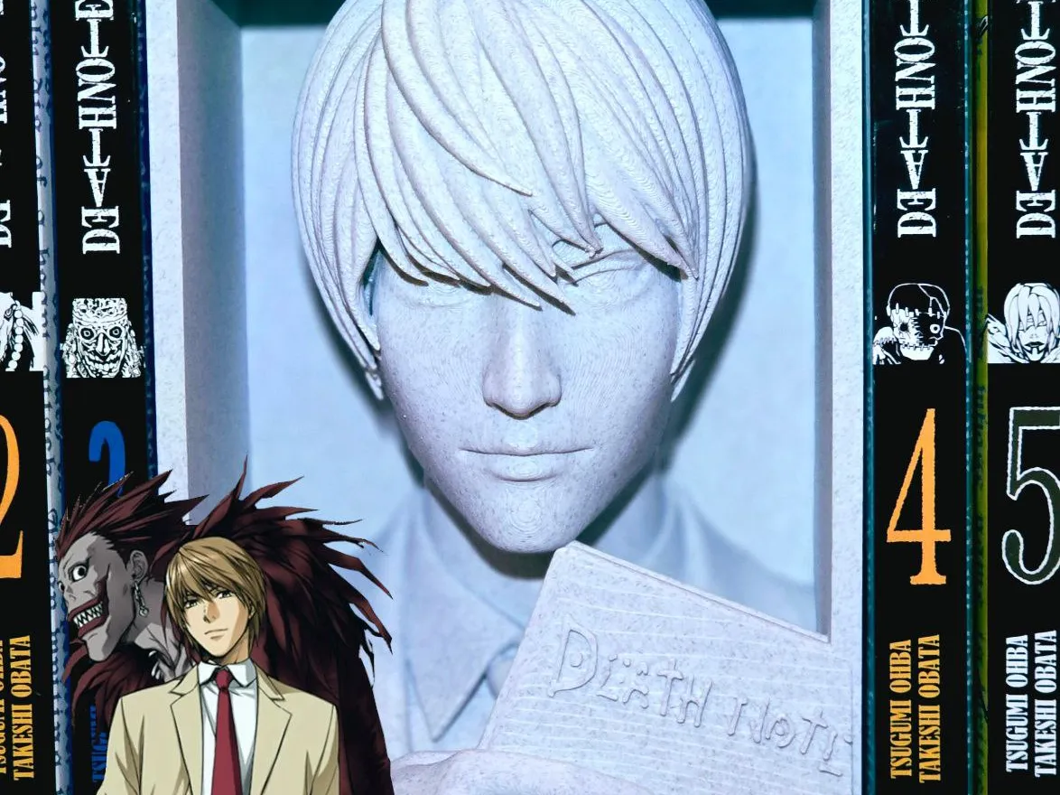Light Yagami - Death Note - Book Nook - Free 3D Print Model - MakerWorld