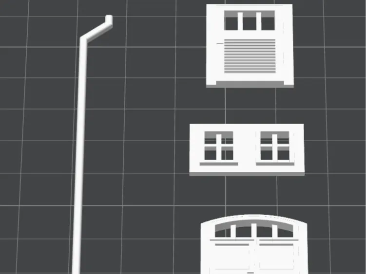 H0 Sortiment für Häuser Türen, Fenster, Fallrohr