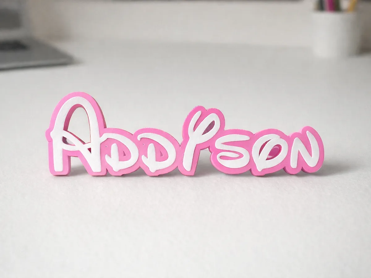 Addyson Disney Name - Free 3D Print Model - MakerWorld