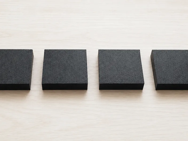 Square furniture pads, solid – 48 mm (set of 4)