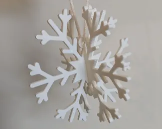 Winter Snowflake for Christmas Tree