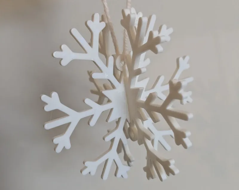 Winter Snowflake for Christmas Tree