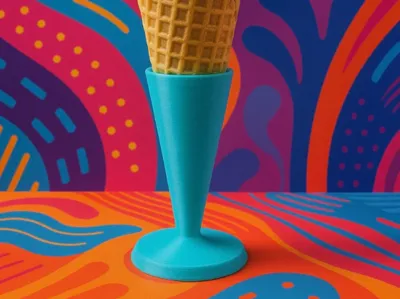 ice cream holder 130Ø 50mm
