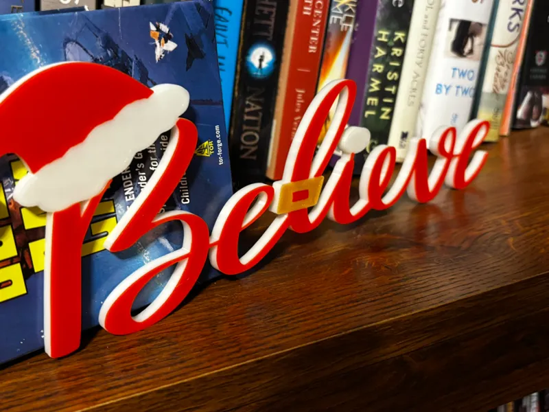 Christmas Believe Sign