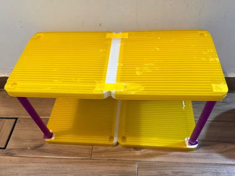 Compact Multi-Tier Utility Shelf 