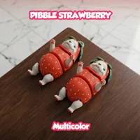 Pibble fraise, chien viral multicolore — photo 7