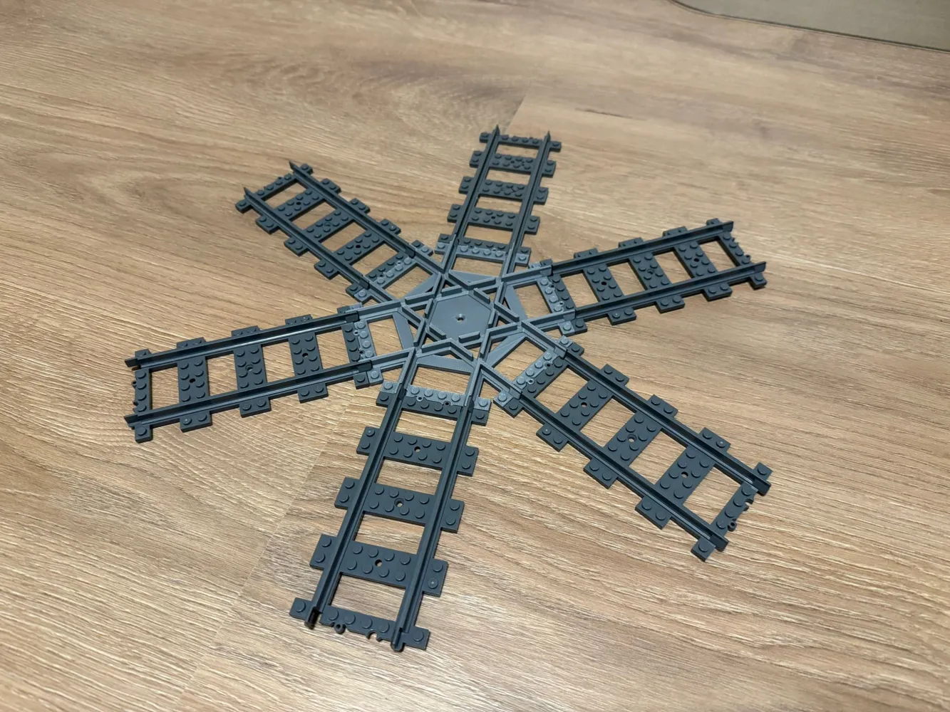 Building brick Train Track 3way Crossing by 3DMegoldasok MakerWorld ...
