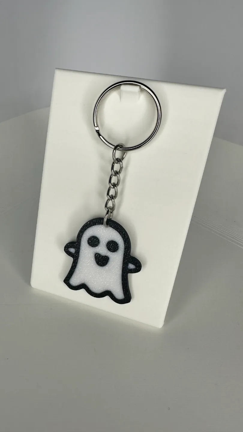 Happy Ghost Earrings / Keychain view 3