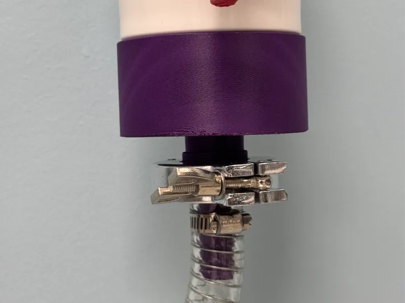 KF-25 Vacuum Clamp to PVC Pipe Adapter