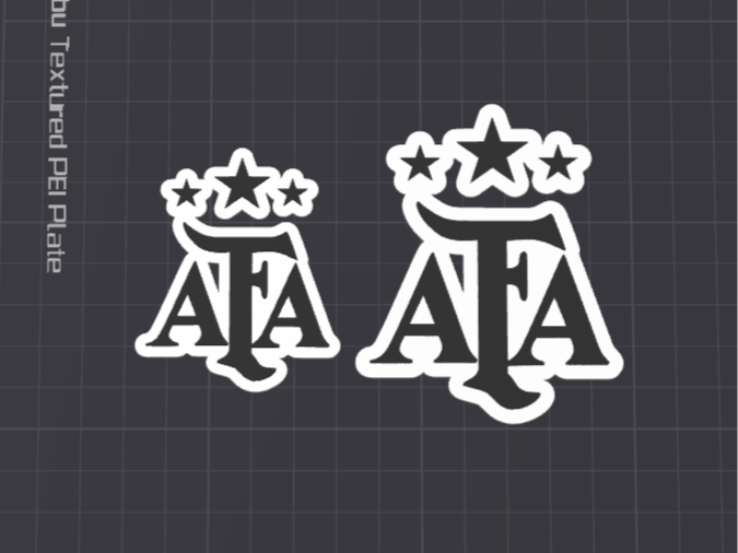 Escudo logo AFA Argentina parche
