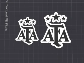 Escudo logo AFA Argentina parche