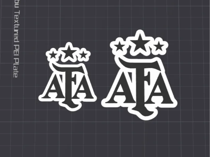 Escudo logo AFA Argentina parche