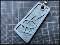 Drums Keychain - TEXTURED background