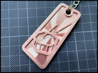 Drums Keychain - STAR background