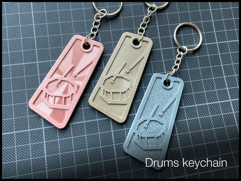 Drums Keychain