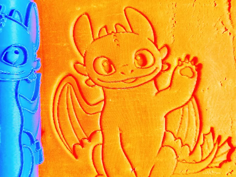 Toothless Play-dough Roller