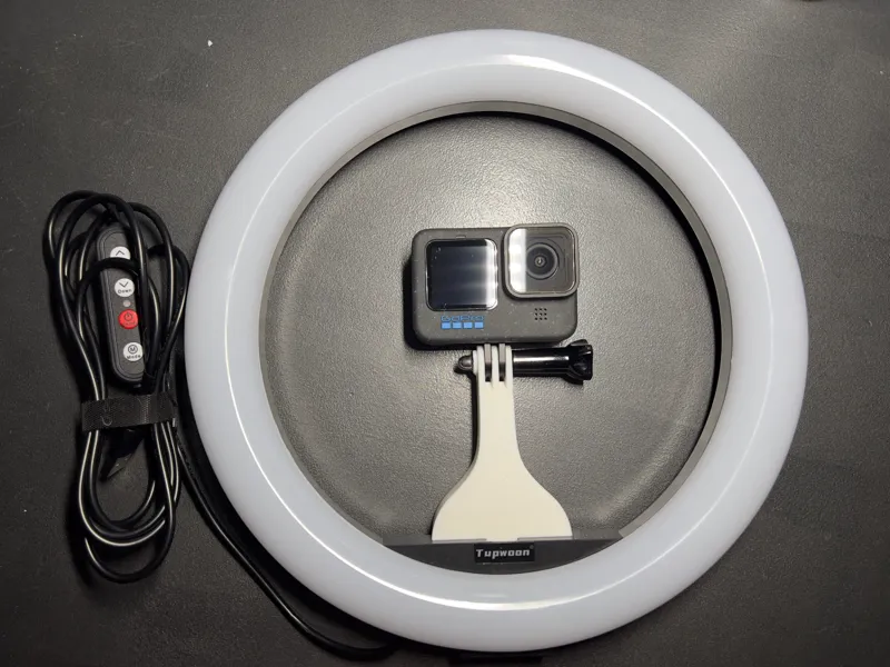 GoPro LED ring mount