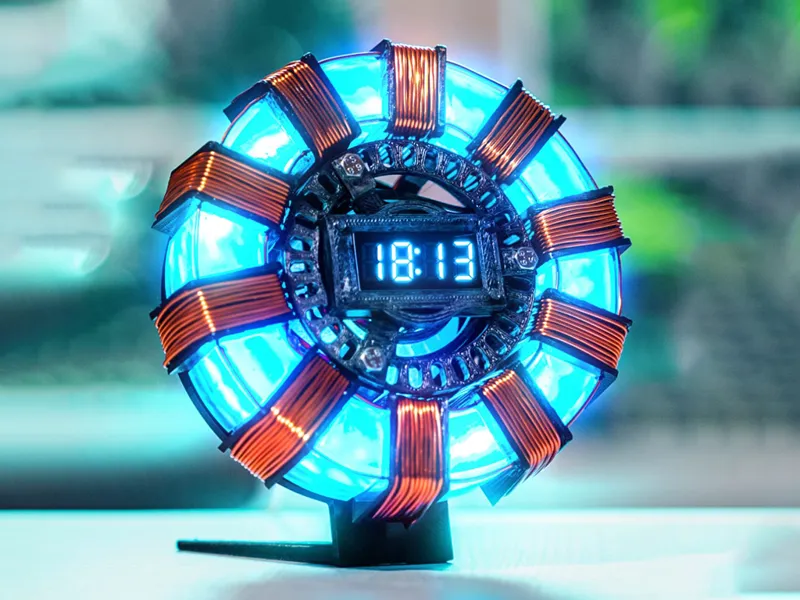 Iron Man Arc Reactor Clock