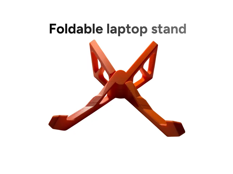 Foldable laptop stand