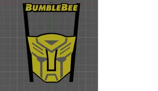 Ps5 Playstation 5 Face plate cover - Transformers - Bumblebee