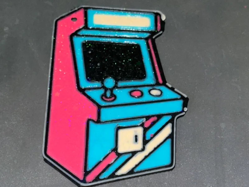 retro keychain