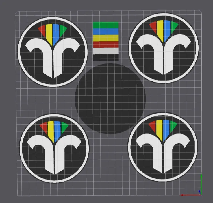 Schornsteinfeger Untersetzer ZIV-Logo