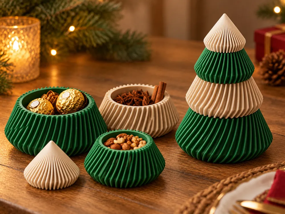 Ribbed Christmas Tree – Modular Containers - Free 3D Print Model ...