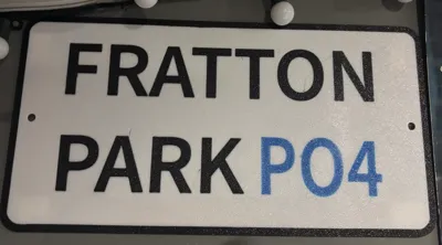Fratton Park Sign