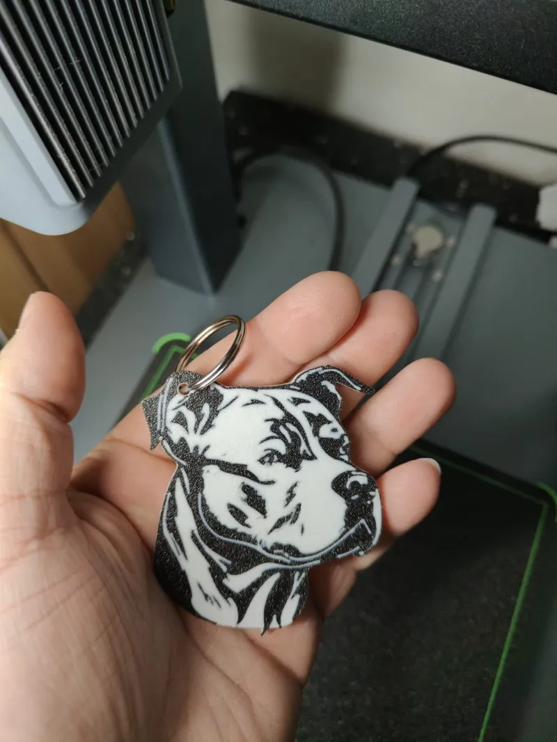Staffordshire Bull Terrier Keychain