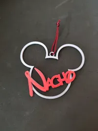 Boule de Noël Mickey Mouse personnalisable — photo 3