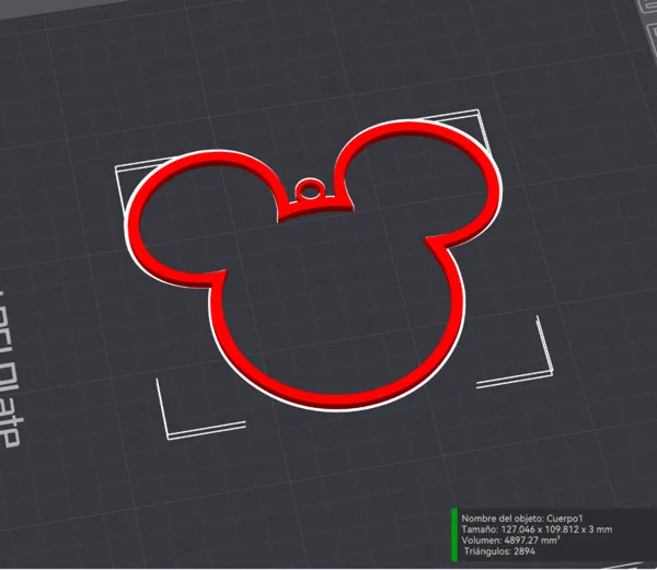 Boule de Noël Mickey Mouse personnalisable