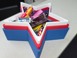 Patriotic Candy Dish