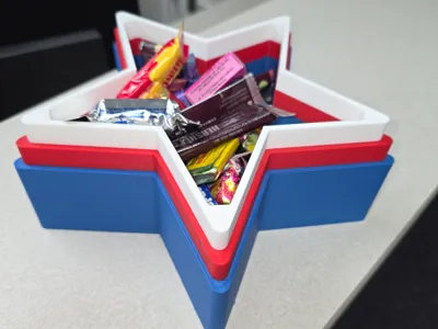 Patriotic Candy Dish