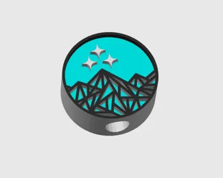 Velaris Logo Straw Topper