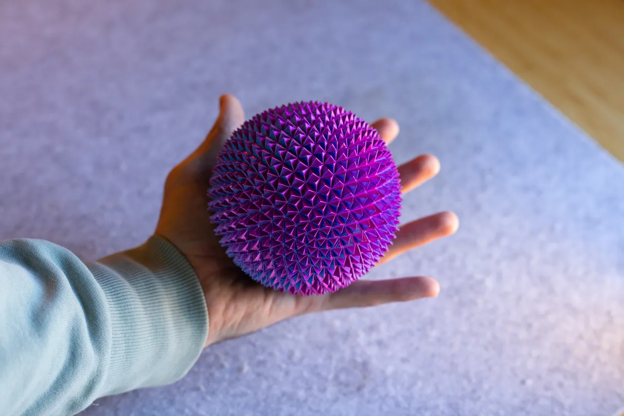 Large Very Spiky Sensory Fidget Sphere view 4