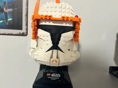 Brick helmet holder
