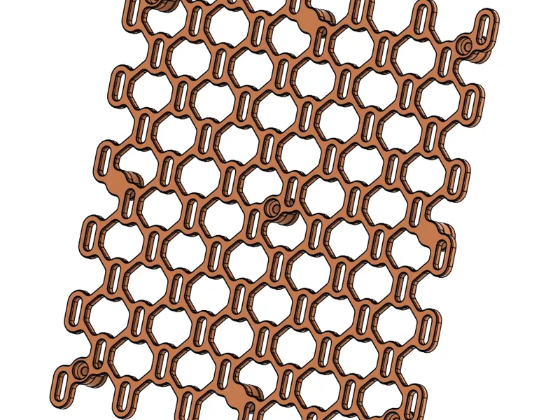 Lightweight Infinite Skadis Board for #6 Screws