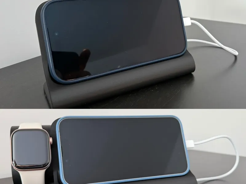 iPhone Pro Max Stand with Apple Watch Option