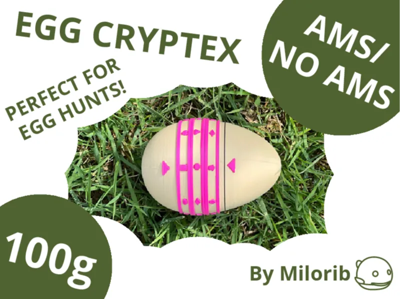 Egg Cryptex – Secret Code Puzzle Egg