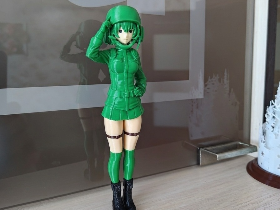 A beautiful Russian anime tank girl