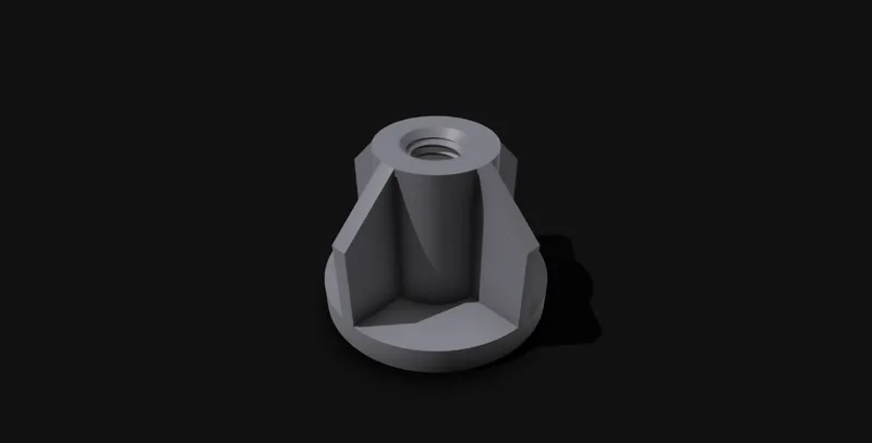 Leg pad for M10 stud/bolt