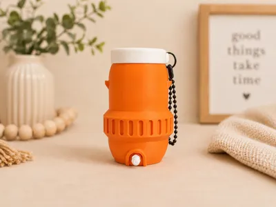 Mini Cooler Jug Chapstick lip balm Keychain 
