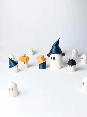 Adorno temático: Ghost with Hat — vista de referencia 2